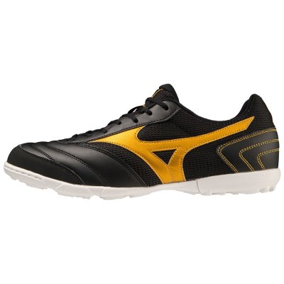 Zapatillas de Fútbol Sala Mizuno Morelia Sala Club TF Hombre Negros / Dorados - Chile M072EVGIWQ